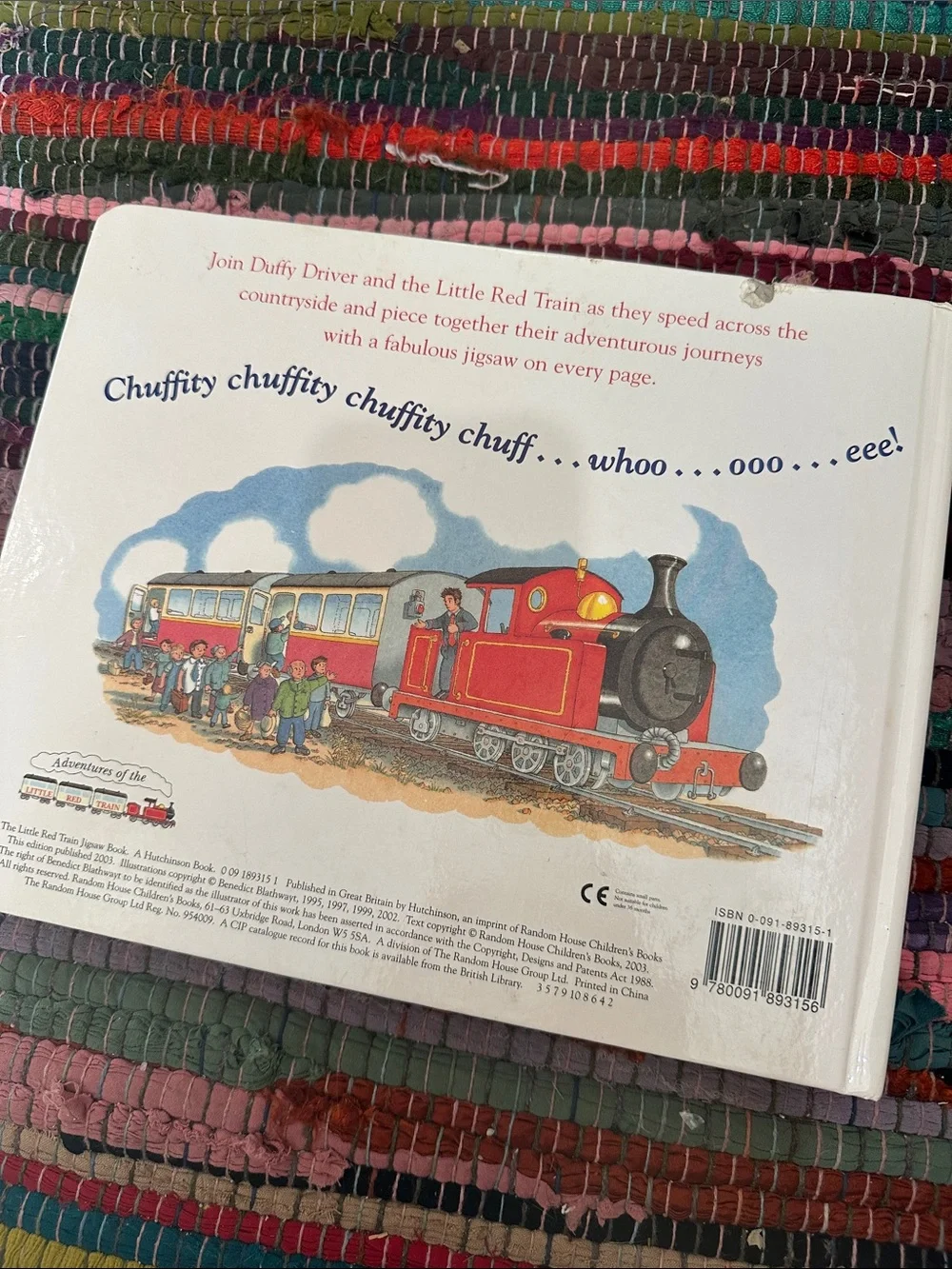 Little Red Train Jigsaw Book Benedict Blathwayt Complete Puzzles 2003